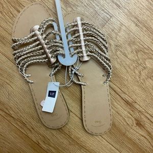 Beige sandals from gap, brand new.